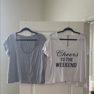 PJSALVAGE  & VICTORIA’S SECRET PAJAMA TEE SHIRTS